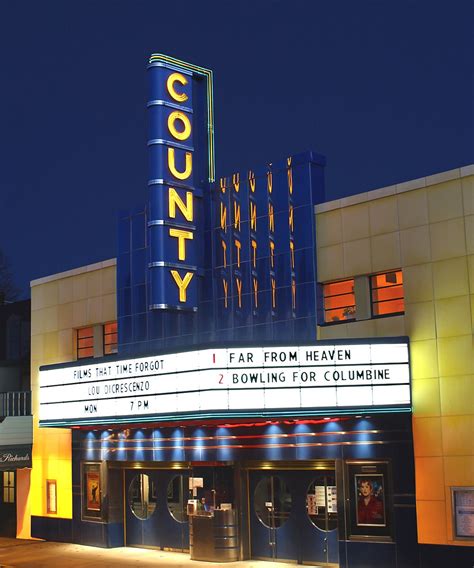 County theater - Your community theater providing great movies and events to Doylestown since 1938. The County Theater; Connect. Weekly Newsletter; Programmer's Notebook; Staff Directory; ... The County Theater a nonprofit community arthouse theater 20 E State St Doylestown, PA 18901 Hotline 215-345-6789 .